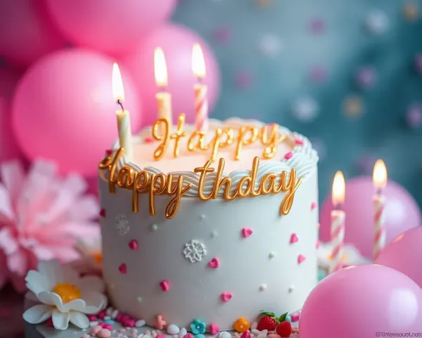 Happy Birthday with Pretty and Colorful Images