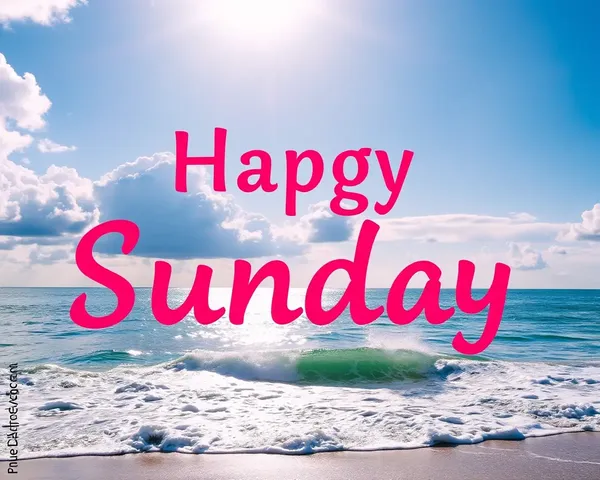 Happy Sunday Images with Beautiful and Colorful Pictures