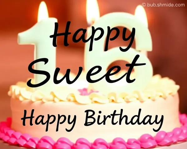 Happy Sweet 16 Birthday Images for Teenagers Only