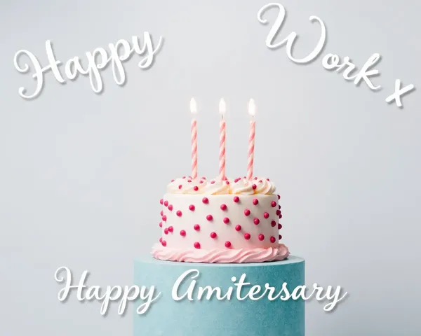 Happy Work Anniversary Images for Special Occasion