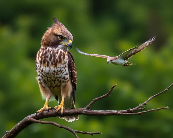 Hawk Images Captured with Sharp Vision Clarity