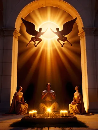 Heavenly Melody Echoes Through Celestial Gathering
