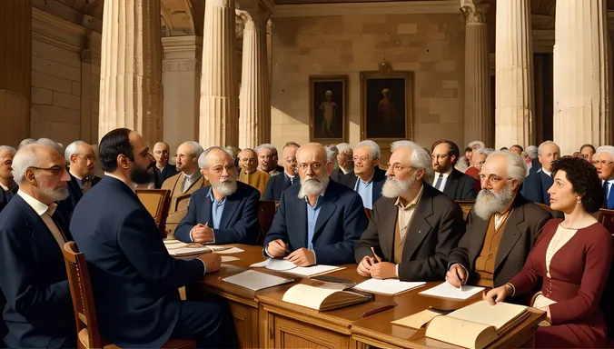 Herodotus Attends Ancient Athens' Intellectual Gathering