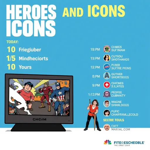 Heroes and Icons TV Schedule Announced Today