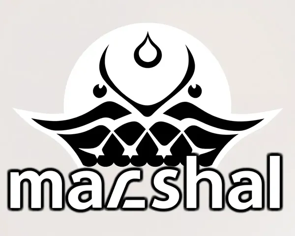 High-Contrast Black and White Mashal Logo PNG
