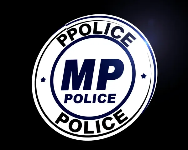 High-Resolution MP Police Logo in Circular Shape