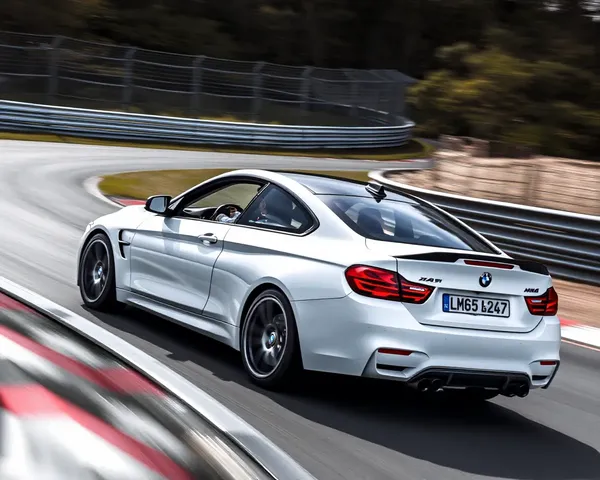 High-Speed BMW M4 Wallpaper: Driver Takes Sharp Turn