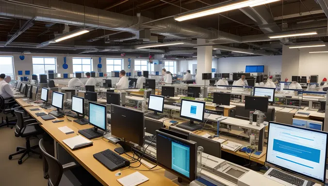 High-Tech Lab with Secret XX Emage Project