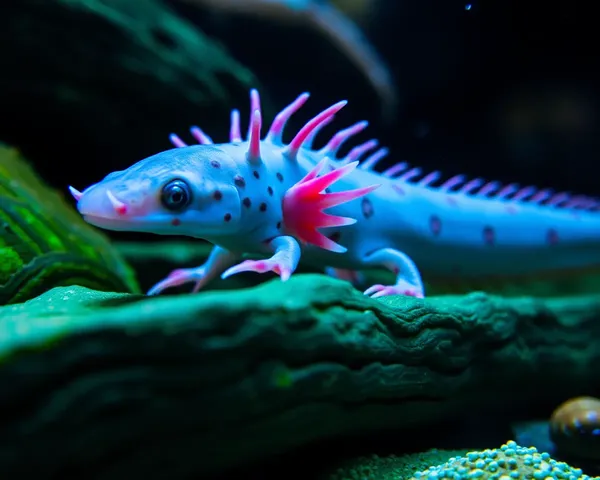 High-quality axolotl images for scientific documentation and display