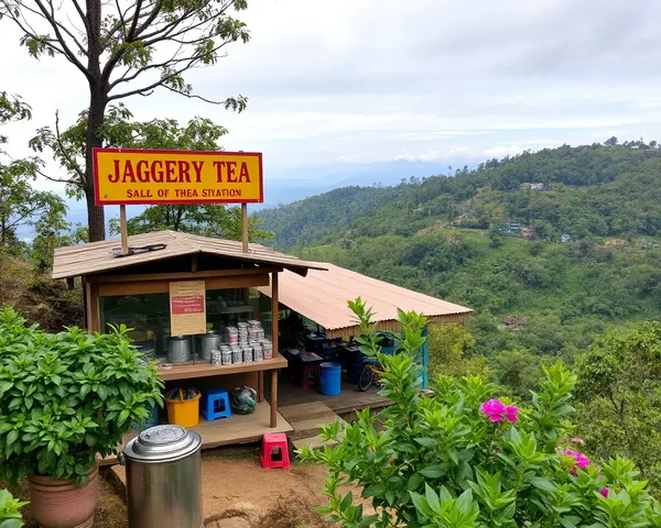 Hill Station Scenic View with Jaggery Tea Stall