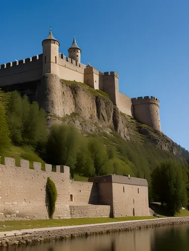 Historic Fortress Overlooks Putna River