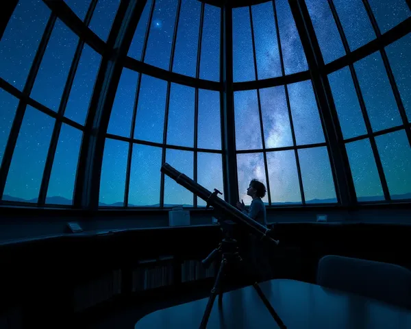 Hogwarts Astronomy Tower Night Sky 4K Wallpaper