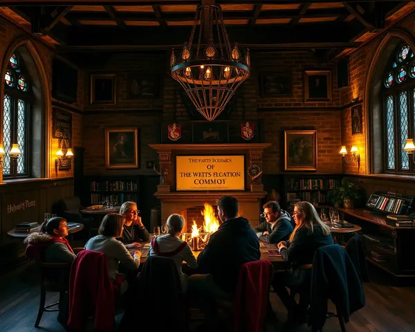 Hogwarts Gryffindor Common Room Cozy and Warm 4K Wallpaper