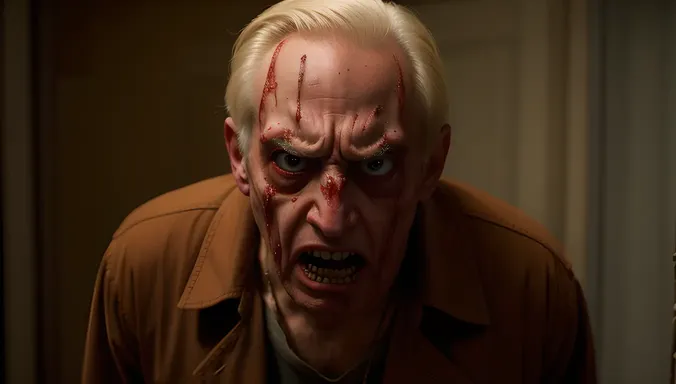 Horror Movie Scene: Pale and Clammy Fear