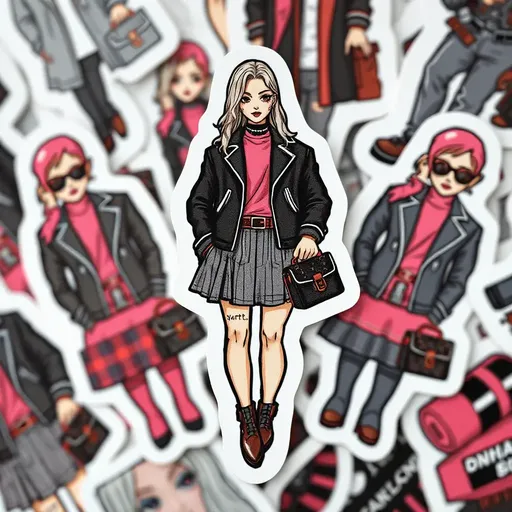 Icon Fashionista Stickers: Iconic Stickers for Fashionista