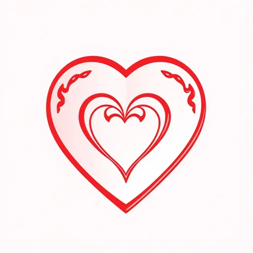 Icon Heart Symbol Represents Love and Affection Always