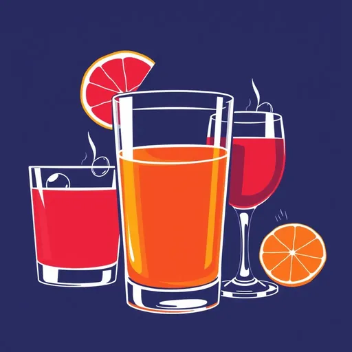 Iconic Juice Glasses for Unique Drinking Experience