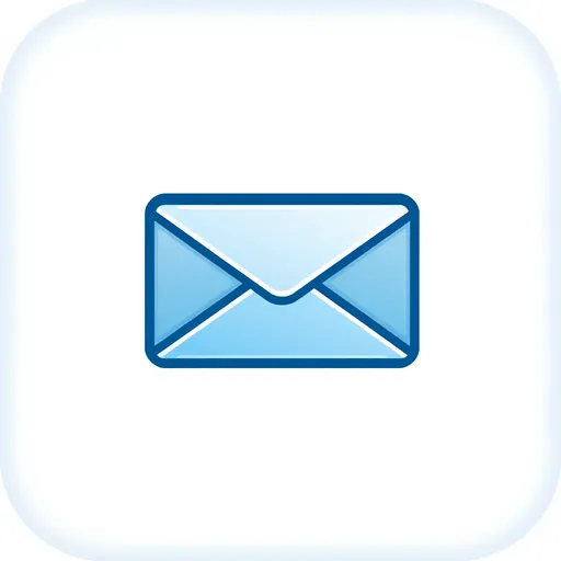 Identifying mail icon png in Email Client Interface