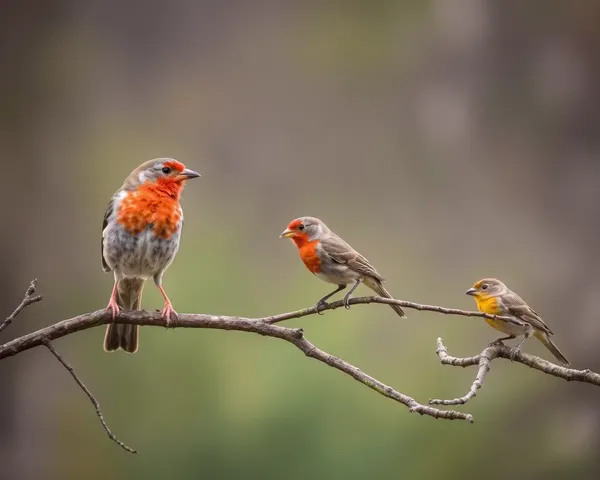 Images of Birds in Different Forms