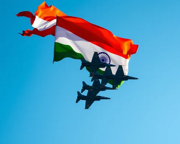 Indian Air Force Formation Flight on August 15th