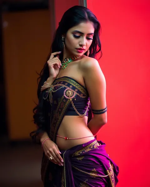 Indian Beauty's Sexy Appeal Shines Through