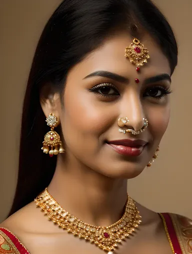 Indian Girl's Traditional Jewelry Set