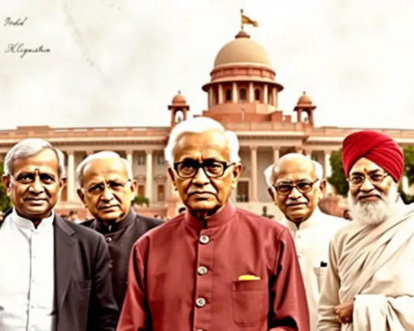 Indian Leaders Unite with Dr. Radhakrishnan in Vintage Photo