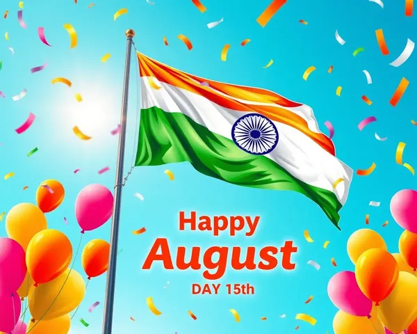 Indian Tricolor Waving High on 15 August Background Sky