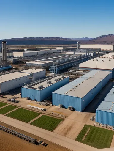 Industrial Production and Economic Growth Represented by Factory Images