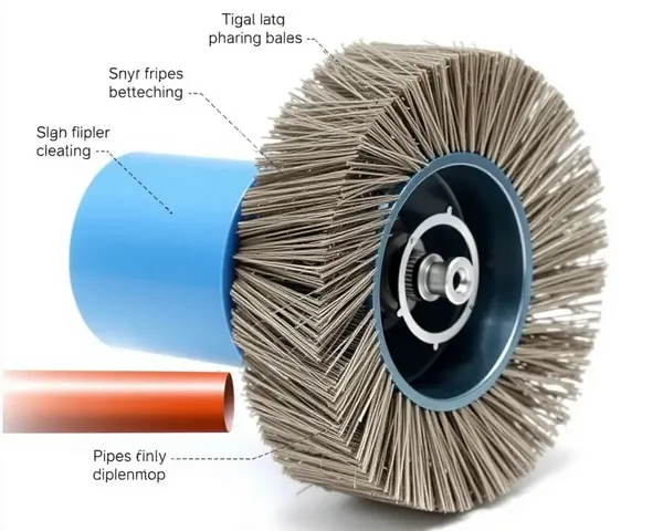 Industrial Wire Brush Technical Diagram for Specific Applications
