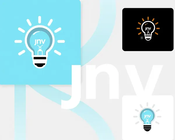 Innovative JNV Logo PNG: Lightbulb and Spark Combination