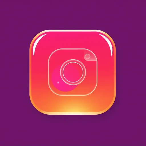 Instagram Icon Transparent: Transparent Instagram Icon for Social Media