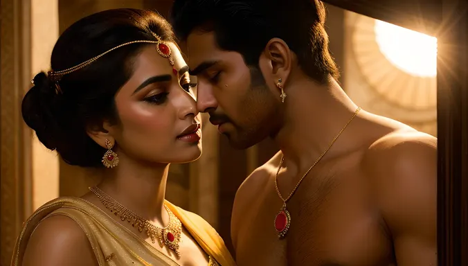 Intense Kamdev Love Rati Arrow Piercing Heart
