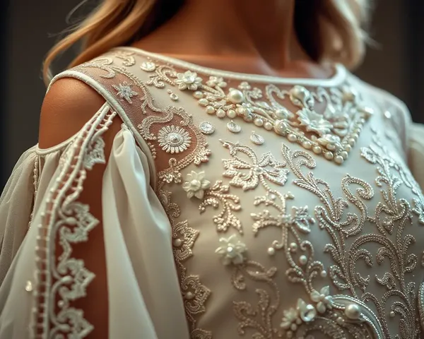 Intricate Advocate Dress Embroidery Shines with Depth