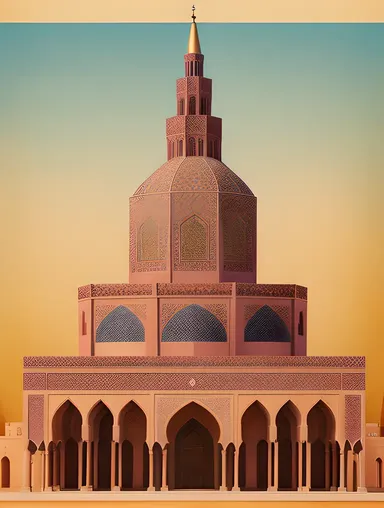 Intricate Architecture of Masjid Nabawi's Exterior