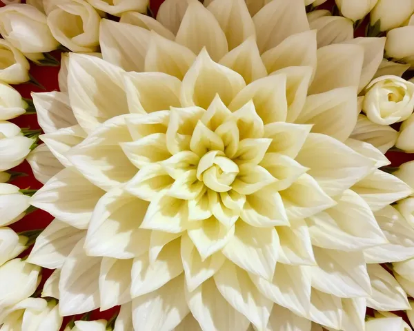 Intricate Gajra Design Made from White Flowers
