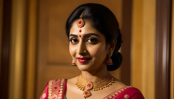Intricate Henna Design on Vyjayanthimala's Hands in Traditional Setting