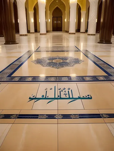 Intricate Marble Floor of Masjid Nabawi