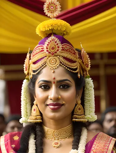 Intricately Designed Kavadi in Close-Up