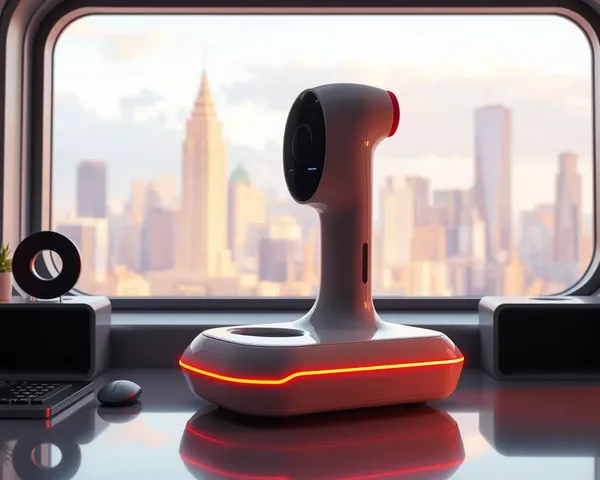 Involap Sits on Desk with City View