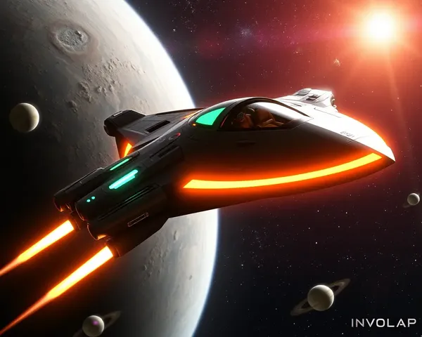 Involap Soars Through Cosmos as Spacecraft