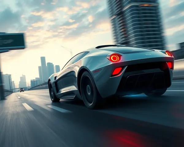 Involap Speeds Down Highway with City View