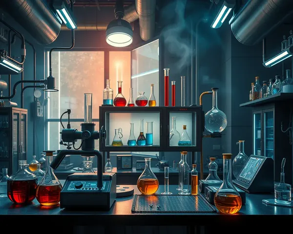 Involap Surrounded by Lab Equipment and Beakers