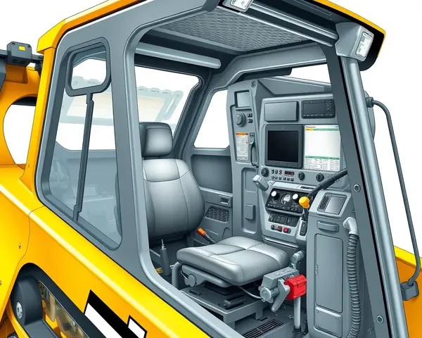 JCB Skid-Steer Loader's Interior Controls in High Definition