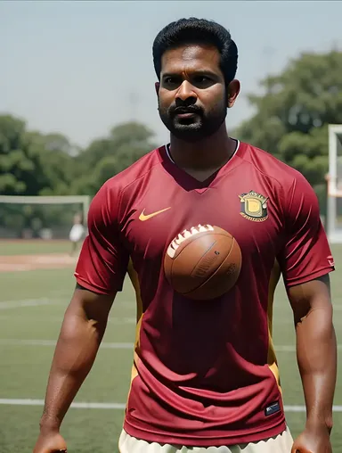 Jayasurya's Athletic Build: Sports Movie Still