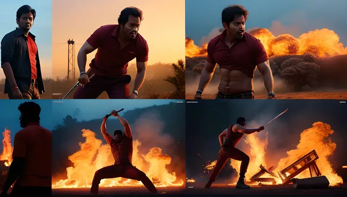Jayasurya's Iconic Movie Scenes Montage with Action-Packed Sequence