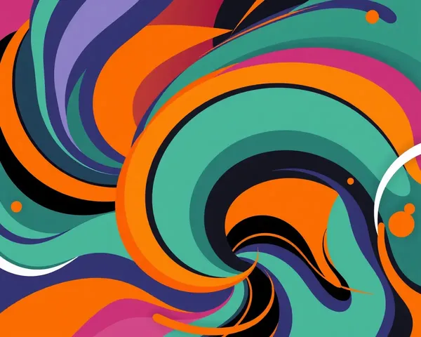 Jodavi's Bold Abstract Design with Geometric Shapes in PNG