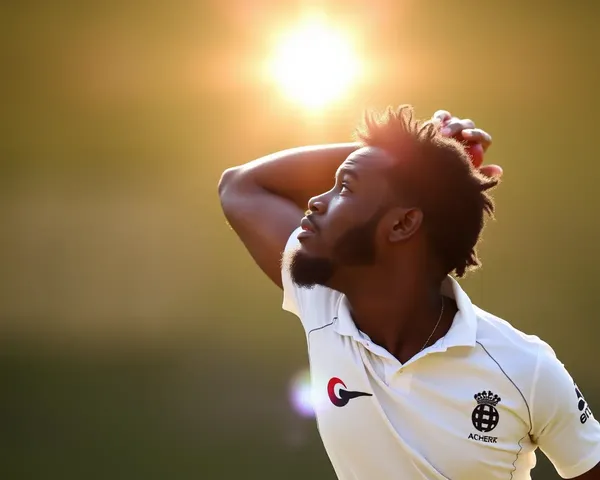 Jofra Archer's Athletic Physique in Cricket Gear