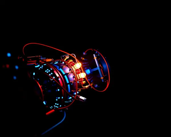 KTR Propulsion System Glowing with Energy