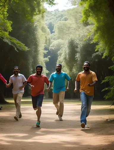 Kallu Friends Play Tag in Vibrant Forest